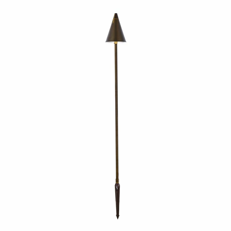 Budget β Elitco Lighting Chanterelle Outdoor Cast Brass Torch Path Light In Antique Brass β¨ - Image 2