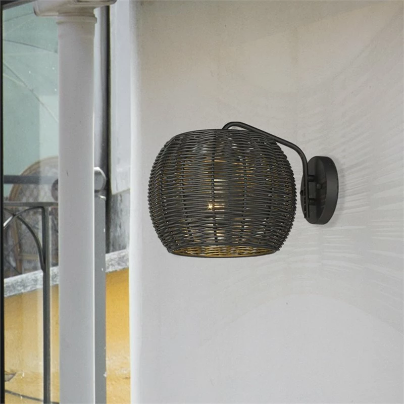 Deals β€οΈ Golden Lighting Vail 1 Light Steel Metal Outdoor Wall Sconce In Natural Black π― - Image 7