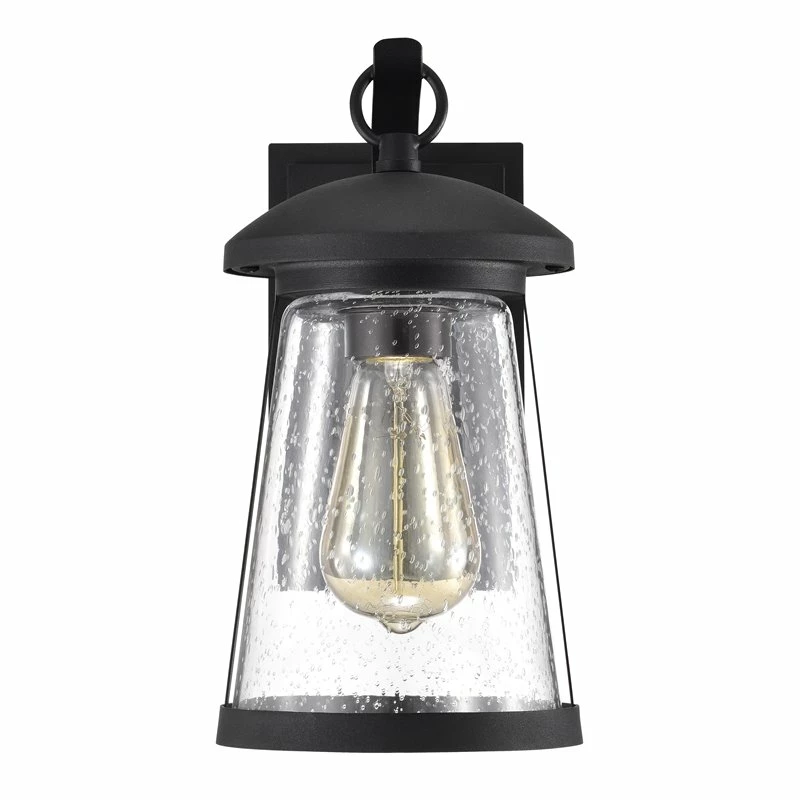 Discount π Chloe Lighting Freya 11" 1-Light Steel And Glass Outdoor Wall Sconce In Black π₯ - Image 7