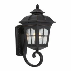 Top 10 😉 Yosemite Home Decor Amelia 1-Light Glass Outdoor Wall Lantern Sconce In Bronze ❤️