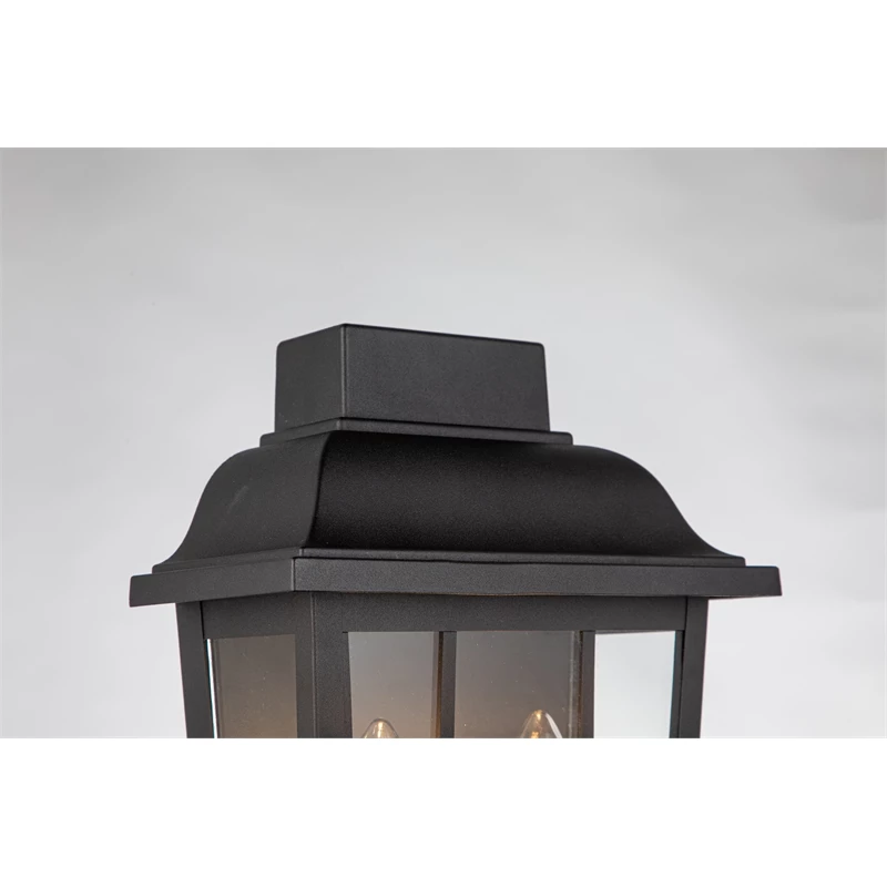 Budget π ELE Light & Decor Ellington Transitional 2-Light Outdoor Wall Lantern 14-in Matte Black β - Image 6
