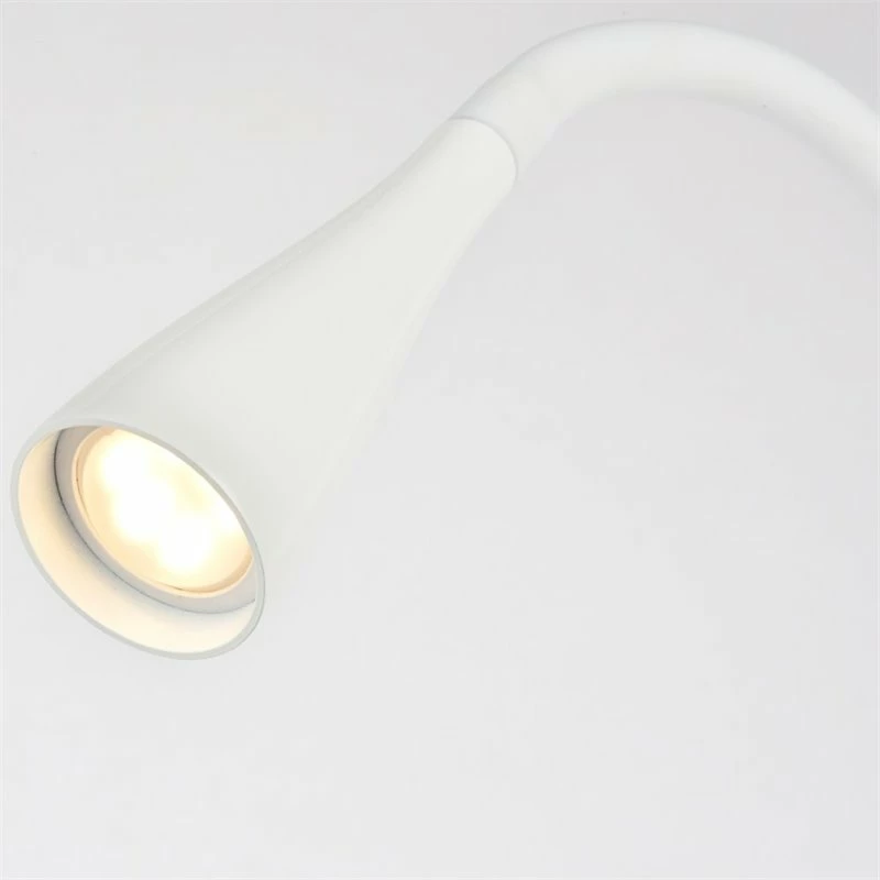 Hot Sale π Urbanpro 3.5W 3000K Modern Metal LED Desk Lamp In Glossy White β - Image 3