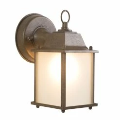 Promo π Yosemite Home Decor Tara 1 Light Exterior Lights Wall Mount In Brown β