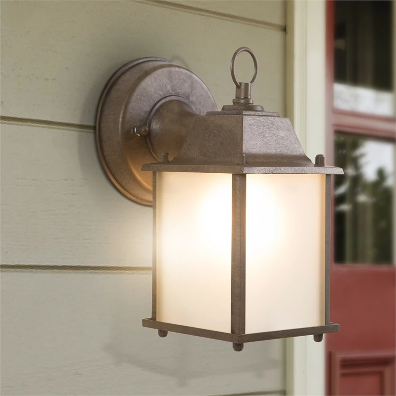 Promo π Yosemite Home Decor Tara 1 Light Exterior Lights Wall Mount In Brown β - Image 2
