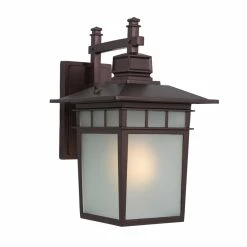 Best Pirce 🔔 Yosemite Home Decor Dante 1 Light Exterior Lights Wall Mount In Oil Rubbed Bronze 🎁