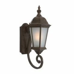 Deals π Yosemite Home Decor Brielle 1 Light Exterior Lights Wall Mount In Brown β€οΈ