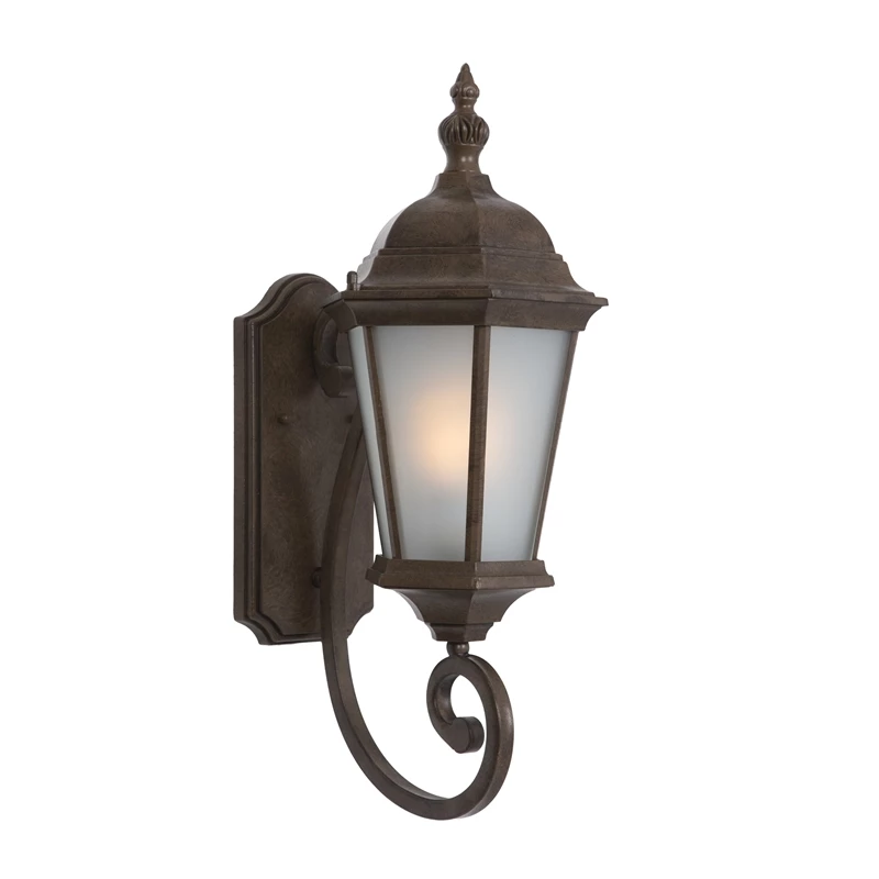 Deals π Yosemite Home Decor Brielle 1 Light Exterior Lights Wall Mount In Brown β€οΈ