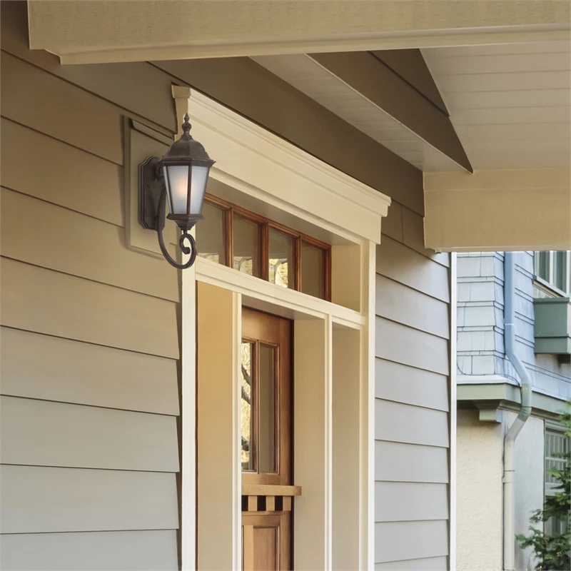 Deals π Yosemite Home Decor Brielle 1 Light Exterior Lights Wall Mount In Brown β€οΈ - Image 2