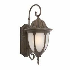 Brand new π Yosemite Home Decor Merili 1 Light Exterior Lights Wall Mount In Brown π