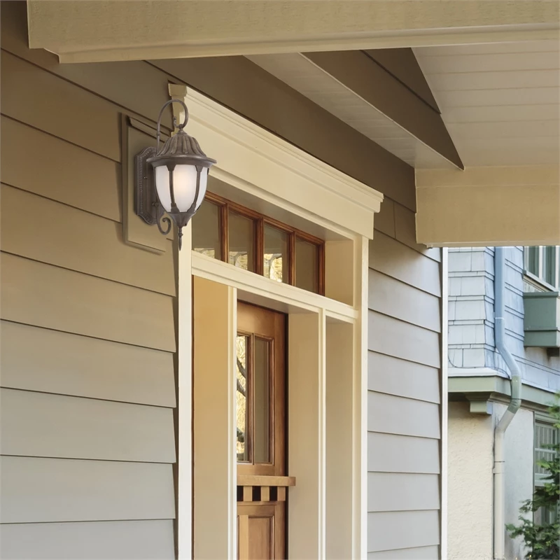 Brand new π Yosemite Home Decor Merili 1 Light Exterior Lights Wall Mount In Brown π - Image 2